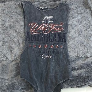 Wild and free body suit—never worn
